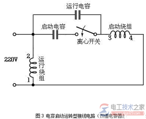 220V交流單相電機的幾種起動方式